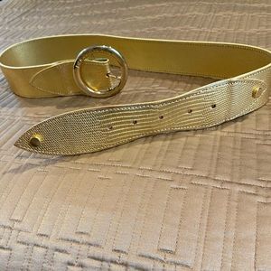 Authentic Gold Dolce Gabbana Belt